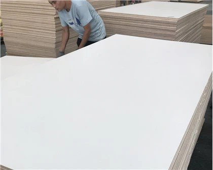 3 mm θερμής λευκής μελαμίνης MDF