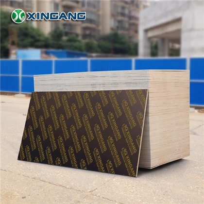 Hot Sale 3mm 6mm 9mm 12mm 15mm 18mm 22mm Poplar Core Μαύρο φιλμ με όψη κόντρα πλακέ