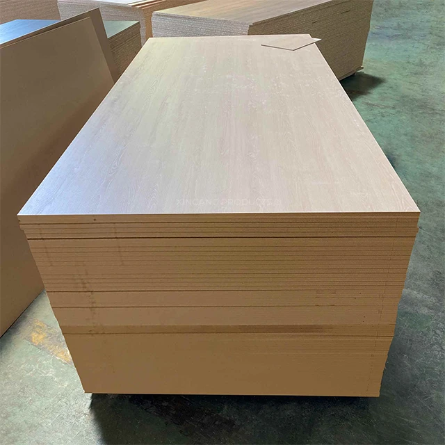 Modern Glossy Melamine Board Kitchen Cabinets For Apartment Homes factory